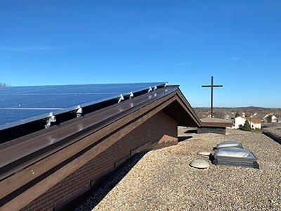 St John's solar on roof