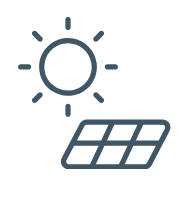 Sun and solar panel