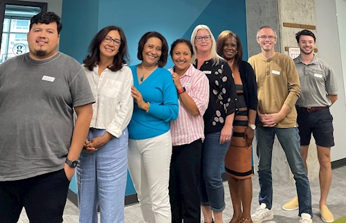 group of community organization reprsentatives smiling