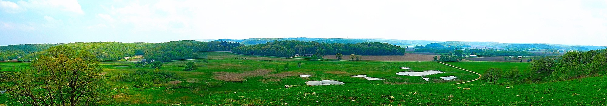 A rural farm scene in Dane County. 