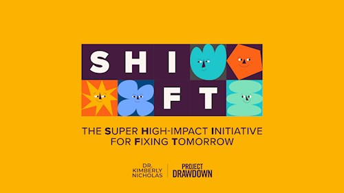 graphic with colorful SHIFT logo