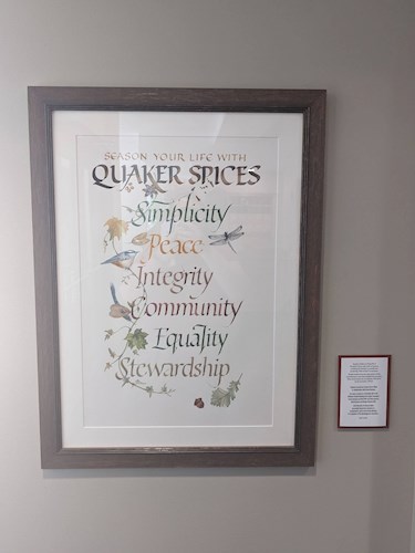 Picture of Quaker tenets